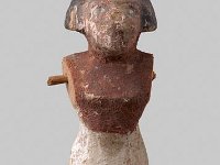 Aeg H 25  Aeg H 25, Mittleres Reich, 11./12. Dynastie (um 2000 v. Chr.), Dienerfigur,  Sykomorenholz, H 12,7 cm, B 3,2 cm, T 4,0 cm : Bestandskatalog Ägypten, Museumsfoto: Claus Cordes